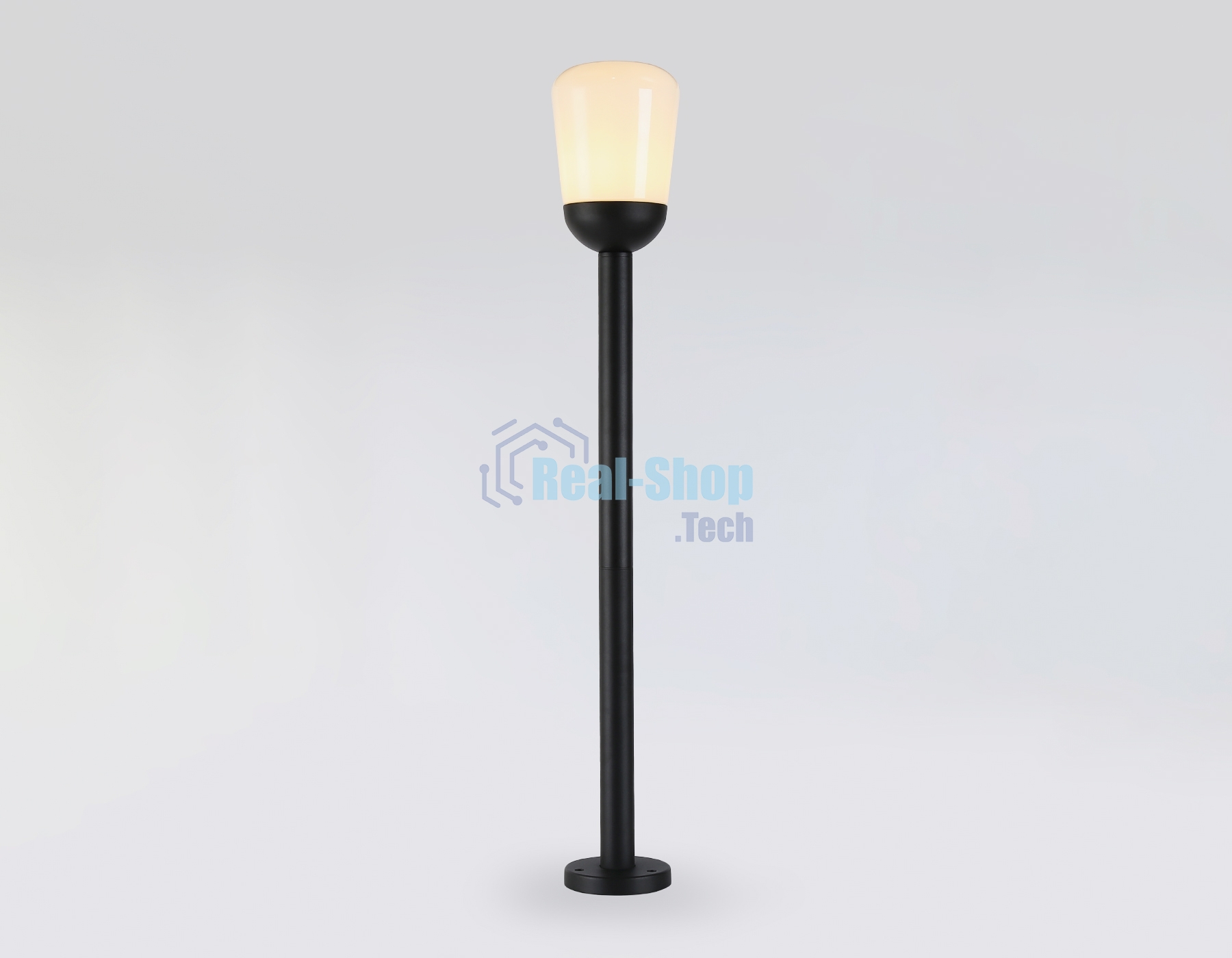 Светильник Ambrella light ST2095 BK/FR черный/белый матовый IP54 E27 max 40W D150*950