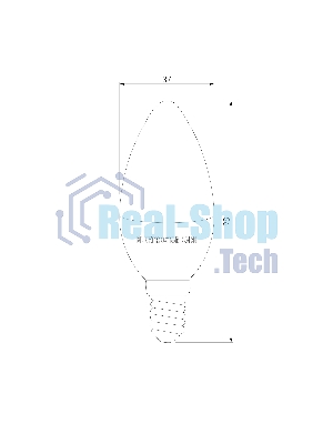 BLE1422 / Светодиодная лампа Свеча СD LED 6W 4200K E14