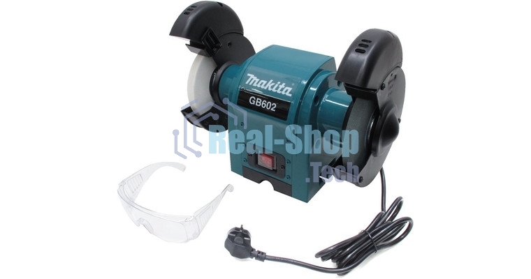 Точило Makita GB 602 Точило,250Вт,2850об\м,2круг150х12.7мм,9.4кг,кор 