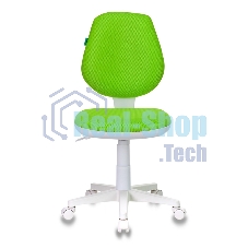 Кресло детское Бюрократ CH-W213/TW-18 TW-18 салатовый (пластик белый)
