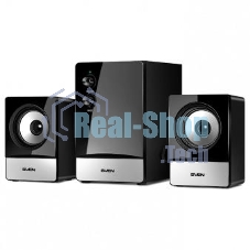 Акустическая система SVEN MS-90 черный (2x2.5W+ сабвуфер 5W, дерево)