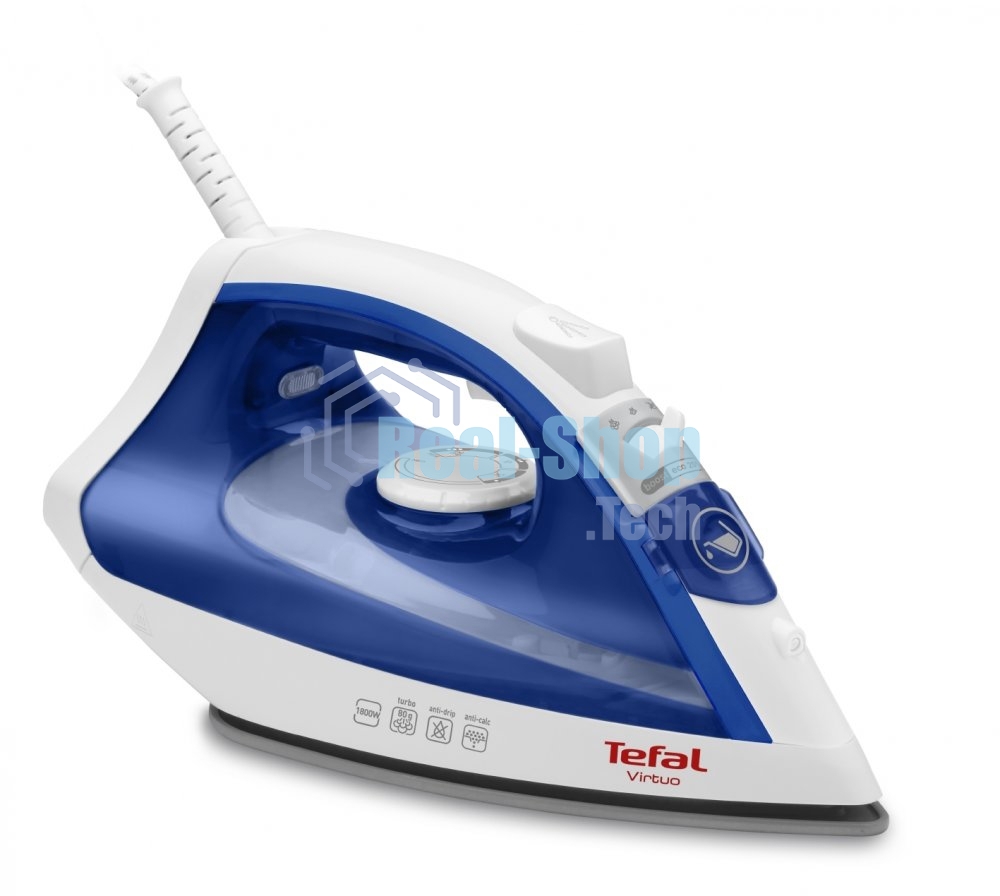 Утюг Tefal FV1711E0 1800Вт синий/белый