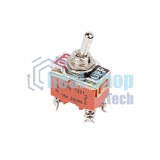 Тумблер Rexant 250V 15А (4c) ON-OFF двухполюсный