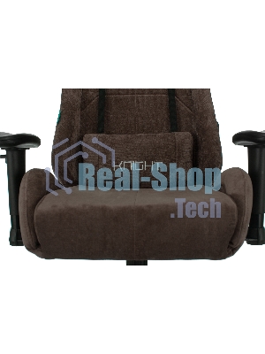 Кресло Бюрократ VIKING KNIGHT LT10 FABRIC коричневый, ткань, 120 кг, механизм качания