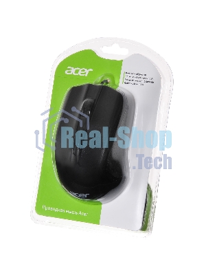 Мышь проводная Acer OMW010 черный, 1200 dpi, USB, кнопки - 3