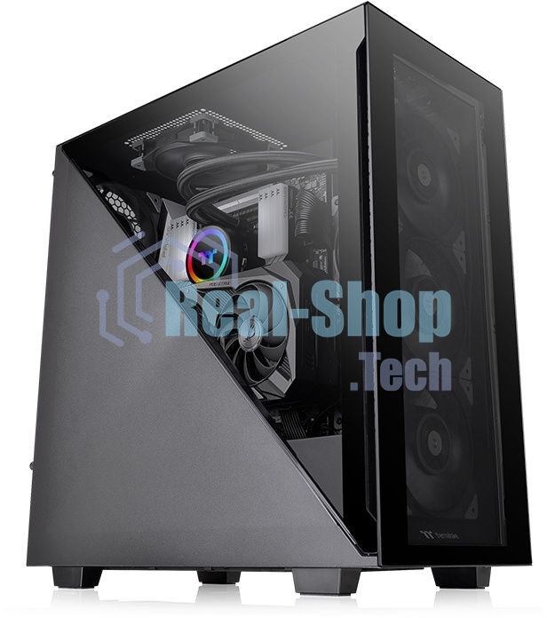 Компьютерный корпус Thermaltake Divider 300 TG черный без БП ATX 2x120мм 2xUSB 3.0 1xUSB3.1 audio front door bott PSU