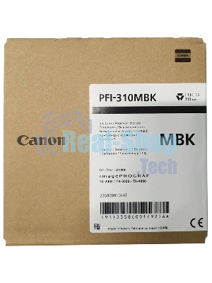 Картридж струйный Canon PFI-310 MBK 2358C001 черный матовый (330мл) для Canon TX-2000/TX-3000/TX-4000