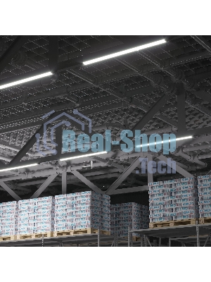 Светильник светодиодный Gauss IP40 1200x76x24мм 36W 3260lm 6500K WLF-2 сталь