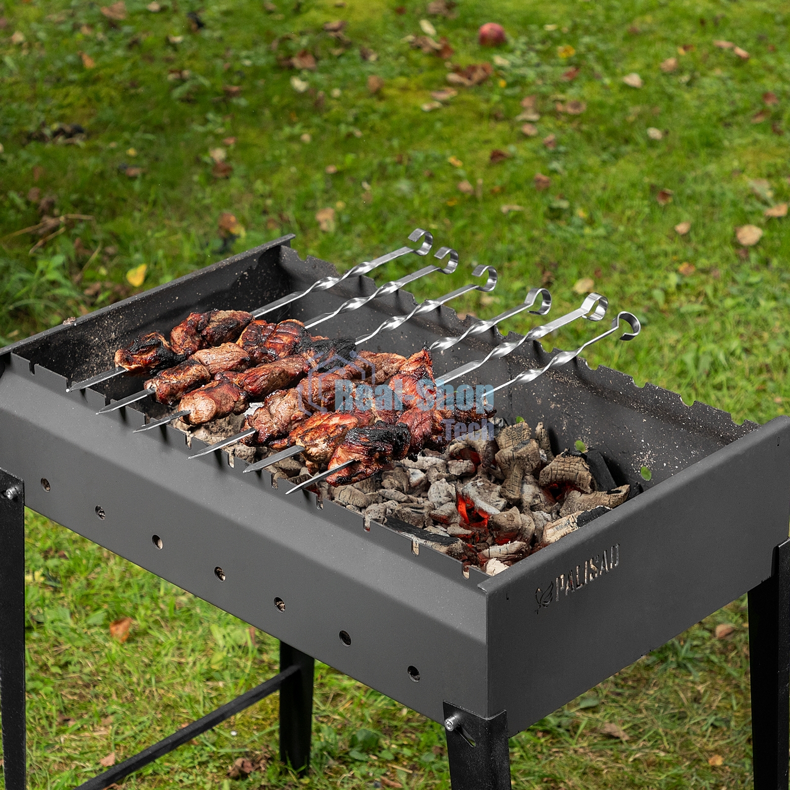 Шампуры с чехлом 45 см (6 шт.) Camping Palisad