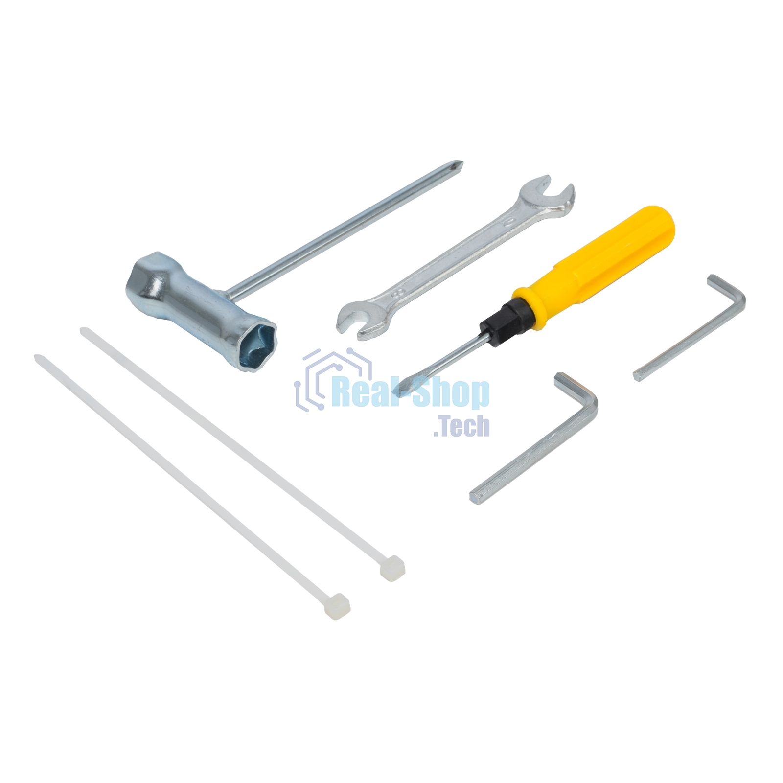 Триммер бензиновый Denzel DT-52E, 52 см3, неразъемная штанга, электростартер, состоит из 2 частей