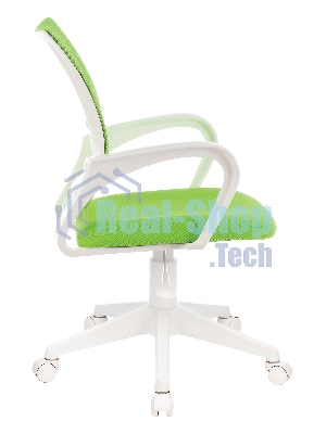 Кресло Бюрократ CH-W695NLT TW-03A TW-18 салатовый, сетка/ткань, 120 кг, механизм качания