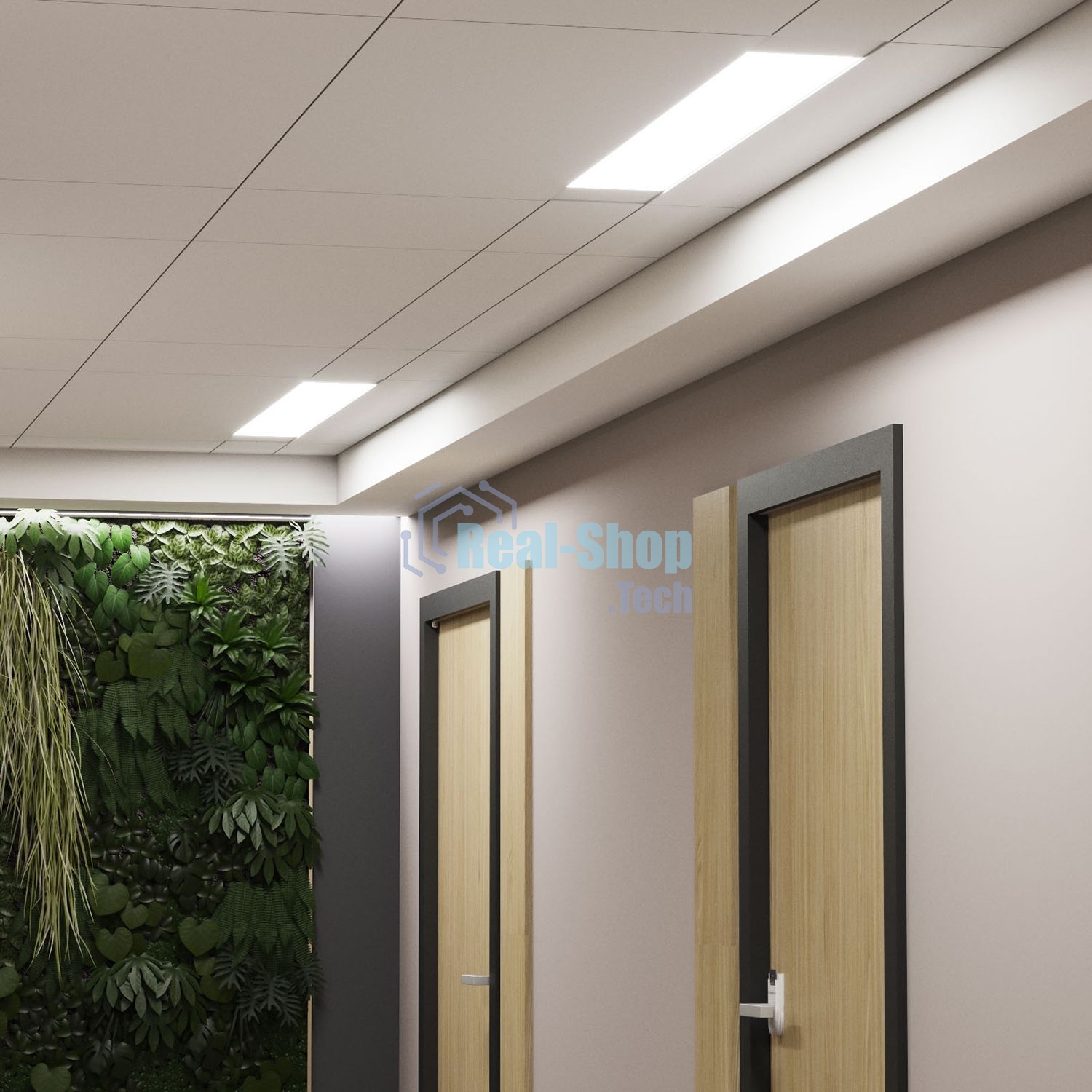 Светильник линейный Gauss WLF-1 50W 4550lm 6500K 185-265V IP20 1492x75x25мм алюминий LED 1/20