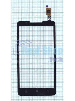 Сенсорное стекло (тачскрин) для Lenovo A766 черное