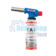 Набор горелка газовая GT-19 с пьезоподжигом + газовый баллон Rexant