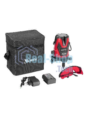 Лазерный уровень MTX MFL RED, 30 м, красный луч, акк. Li 2400 mAh, сумка, резьба 5/8