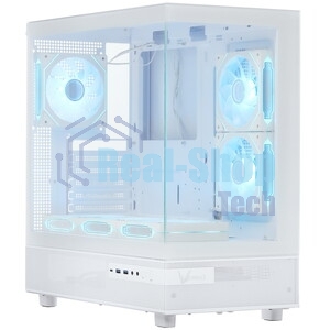 Компьютерный корпус AeroCool/Formula Crystal U2M Floe белый без БП mATX 1xUSB 3.0 audio bott PSU