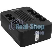 Источник бесперебойного питания UPS SAFE PRO 650, Li-AS, Br, 600/360 ВА/Вт, LED, USB, RJ11/45, SCHUKOx8, 1*7 Ач