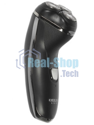 Электробритва Delta LUX DL-0725 черный: 3 Вт, аккум. 2,4 В