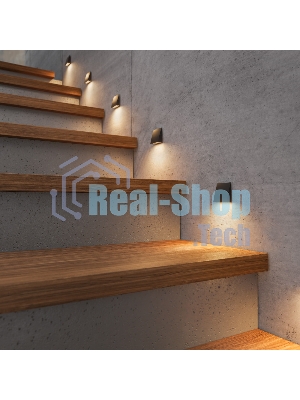 40159/LED 3000K / Светильник светодиодный Черный / Подсветка для лестниц