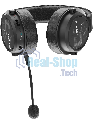 Гарнитура Bloody MR590 Sports чёрный, беспроводная + проводная, Bluetooth, до 35 ч