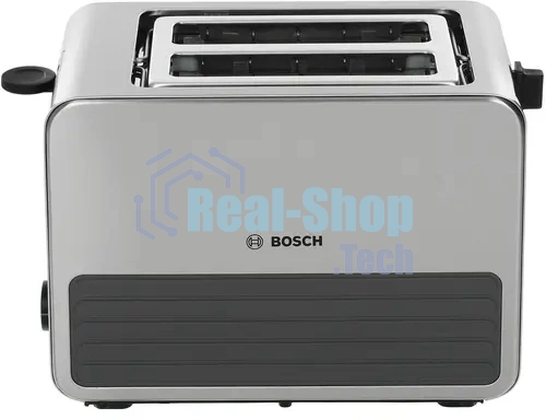 Тостер Bosch TAT7S25 серебристый, 1050 Вт, 2 слота
