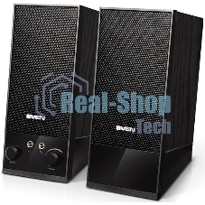 Акустическая система Sven SPS-604 2.0 черный 4Вт