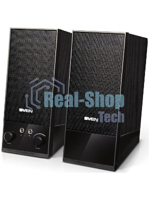 Акустическая система Sven SPS-604 2.0 черный 4Вт