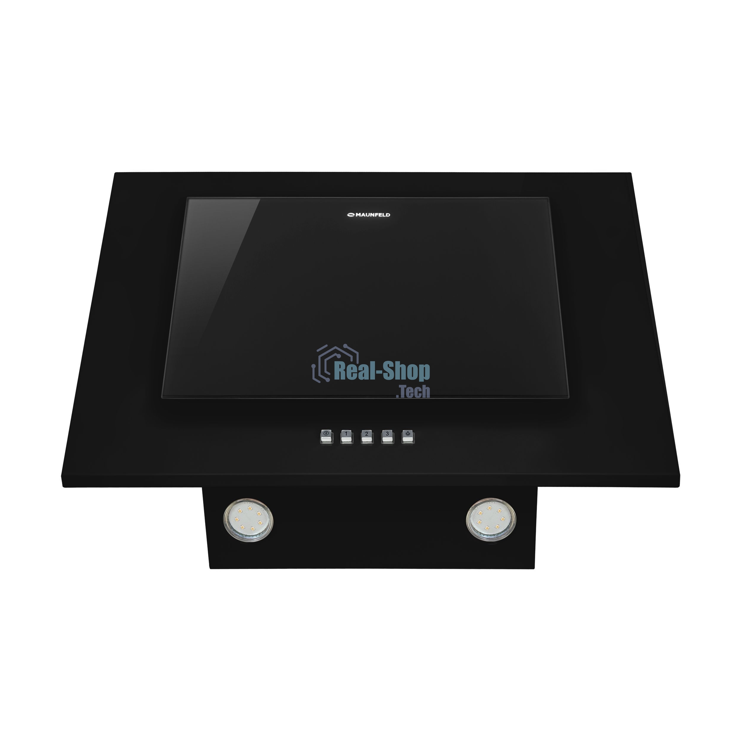 Вытяжка наклонная Maunfeld Tower C 60 черный, 60 см, 650 куб. м/ч, 51 дБ