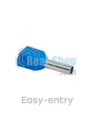 Наконечник штыревой втулочный изол. НШвИ(2) 2.5-10 (уп.50шт) EKF nhvi2-2.5-10