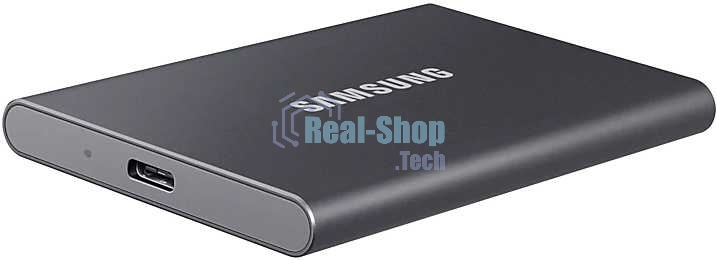 Внешний SSD Samsung T7, 2TB, USB 3.2 Gen 2 Type-C, R/W 1050/1000, титан