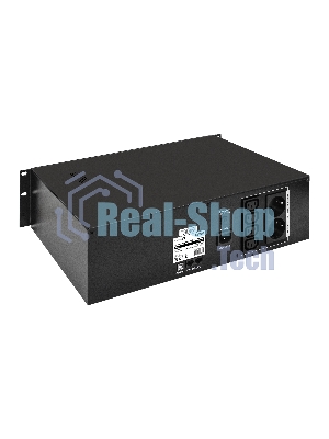 Источник бесперебойного питания ExeGate ServerRM UNL-1500.LCD.AVR.2SH.4C13.RJ.USB.3U / 1500 ВА / 900 Вт / 4 x IEC 320 C13, 2 x CEE 7 (евророзетка)