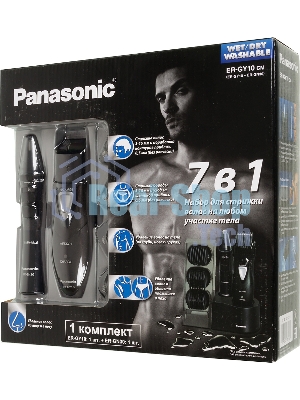 Машинка для стрижки Panasonic ER-GY10CM520 черный (насадок в компл:4шт)