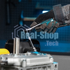 Набор торцевых головок Gross, трещотка 120 зубьев, 12 предметов, 1/4