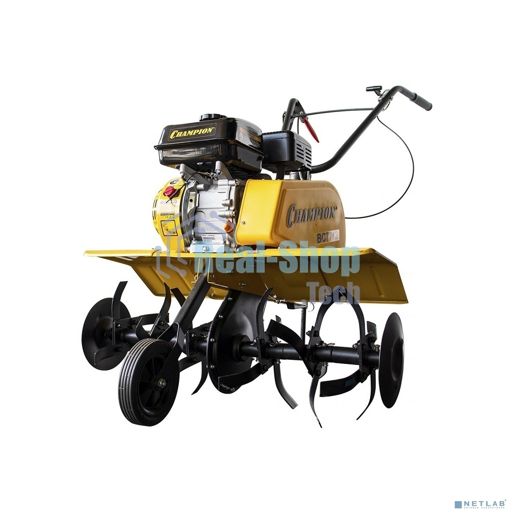 Культиватор Champion ВC77126.5лс 196 см3 шир. захв. 55-85 см глуб. 33 см ск.1+1 52 кг