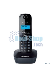 Телефон беспроводной (DECT) Panasonic KX-TG1611RUH (серый) АОН, Caller ID,12 мелодий звонка,подсветка дисплея,поиск трубки