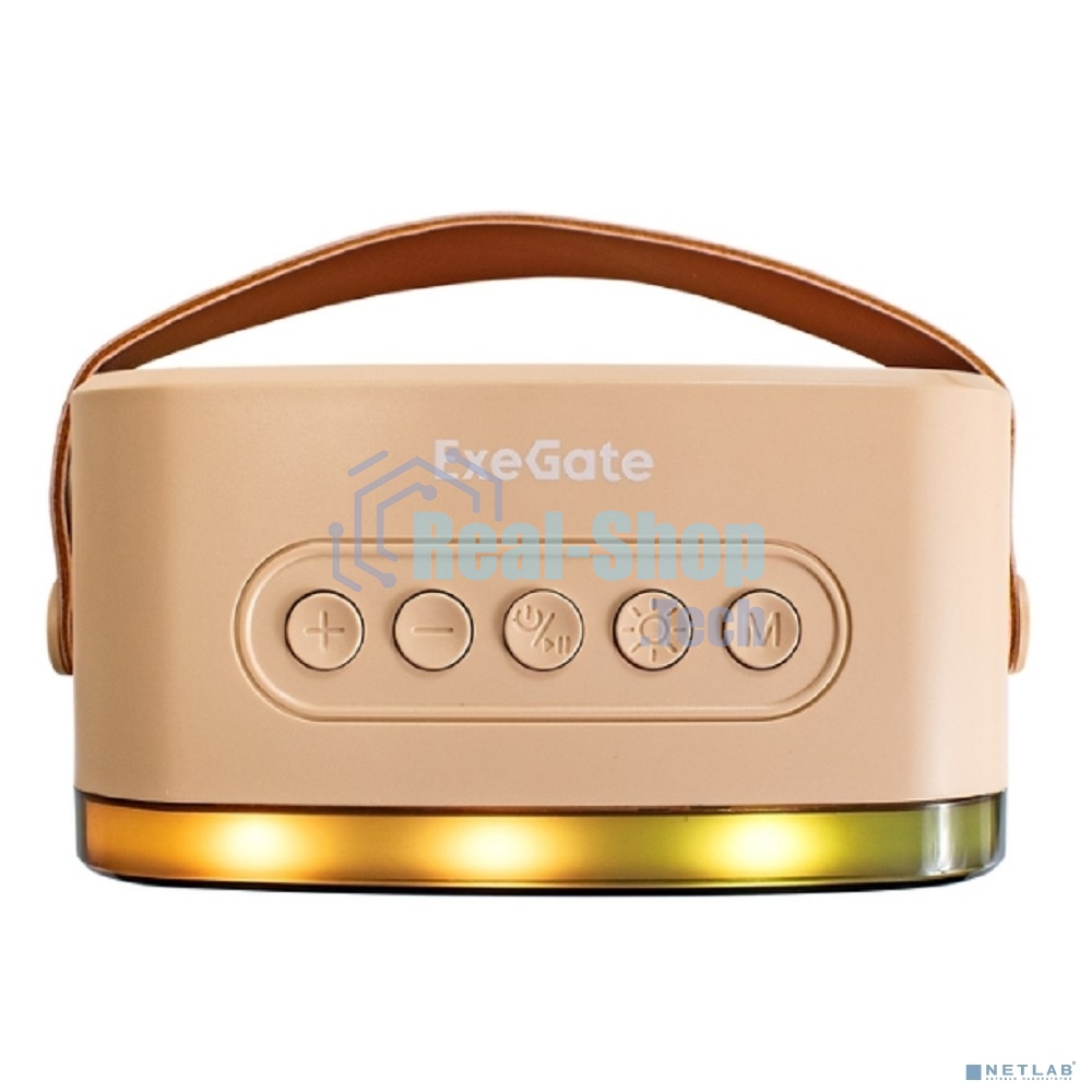 Караоке-система ExeGate Bro 330 Bluetooth 8 Вт бежевый