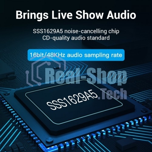 Внешняя звуковая карта Vention USB c регулятором громкости Черная