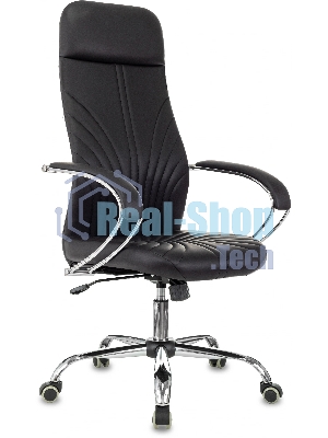 Кресло Бюрократ CH-610SL черный, экокожа