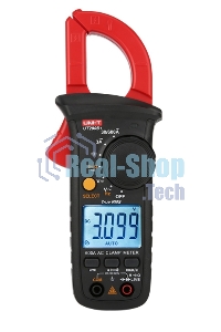 Токоизмерительные клещи UT200B+ переменный ток (600А); Напряжение постоянного/переменного тока (600 В), сопротивление (3 МОм); Емкость