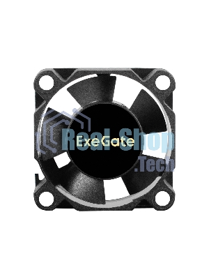 Вентилятор 12В DC ExeGate ExtraSilent ES03010S2P (30x30x10 мм, Sleeve bearing (подшипник скольжения), 2pin, 8000RPM, 18dBA)