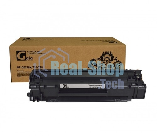 Картридж лазерный GalaPrint GP-CE278X/726/728 черный (2300 стр.) для HP LJ Pro P1560/P1566/P1600/P1606dn/M1536 Canon i-Sensys MF4410/4420/4430/4450/4550d/4570d/4580dn/4870dn/D520/LBP-6200D