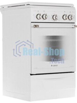 Плита газовая Gefest ПГ 5100-02 0185 белый, конфорок 4 шт, духовка 52 л, 50 см x 85 см x 58.5 см