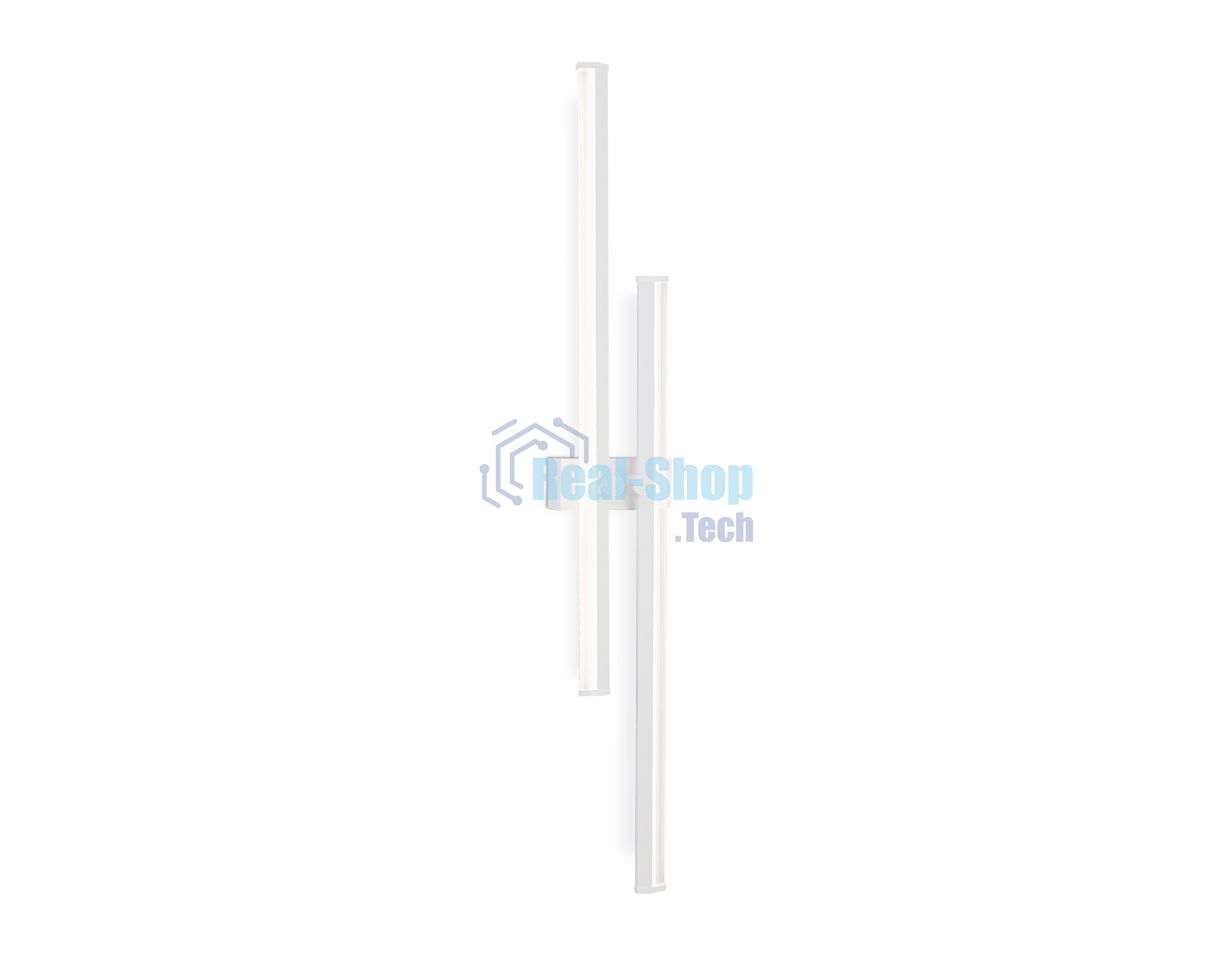 Настенный светодиодный светильник Ambrella light FL6161 WH белый 28W 3000K-6400K 810*120*65