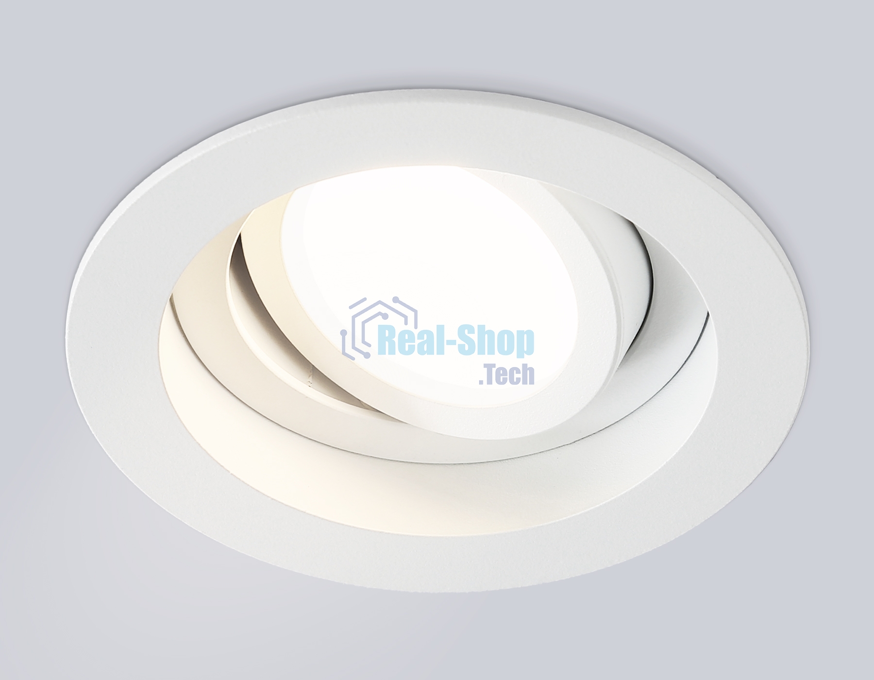 Встраиваемый поворотный точечный светильник Ambrella light TN102755 WH белый IP20 GU5.3 D98*32