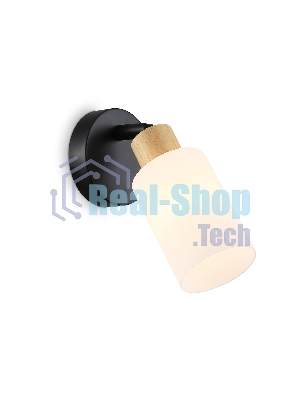 Светильник Ambrella light TR8720 BK/WD черный/дерево E14 max 60W 175*100*160