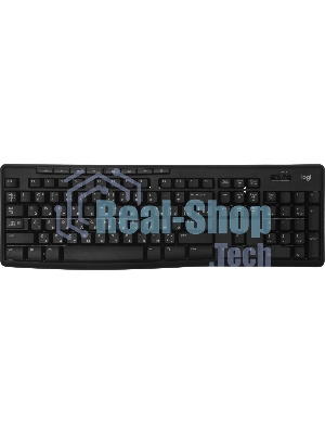 Комплект клавиатура+мышь Logitech MK270 беспроводной, USB, 1000 DPI, чёрный (неоригинальная гравировка)