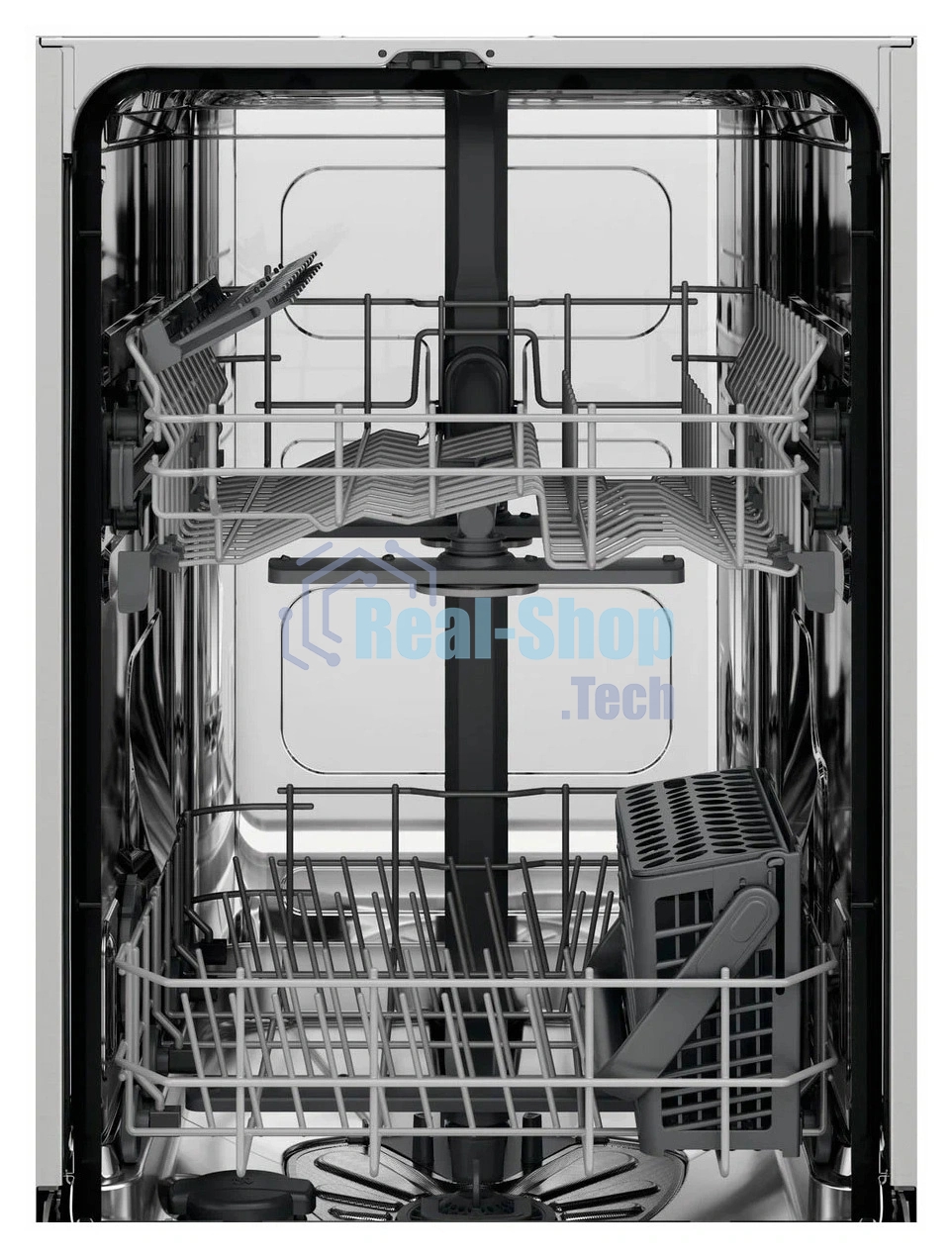 Встраиваемая посудомоечная машина Electrolux EEA12100L, серебристый, 44.6 см, 9 компл., 49 дБ, класс A+