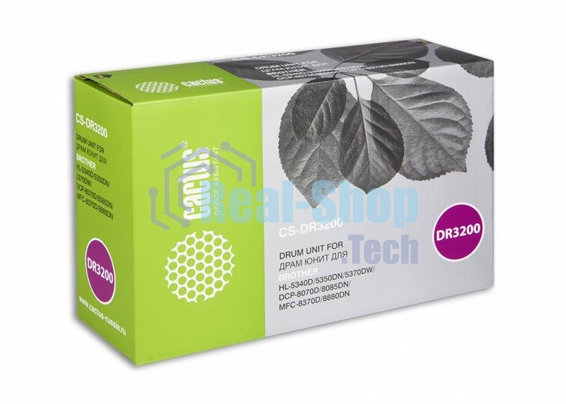 Фотобарабан Cactus CS-DR3200 для принтеров Brother HL-5340D/5350DN/5370DW;DCP-8070D 25 000 стр.
