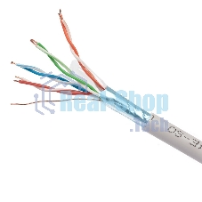 Кабель FPC Cablexpert UPC-5004E-SOL кат.5e CCA однож. 305м pullbox, серый
