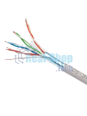 Кабель FPC Cablexpert UPC-5004E-SOL кат.5e CCA однож. 305м pullbox, серый